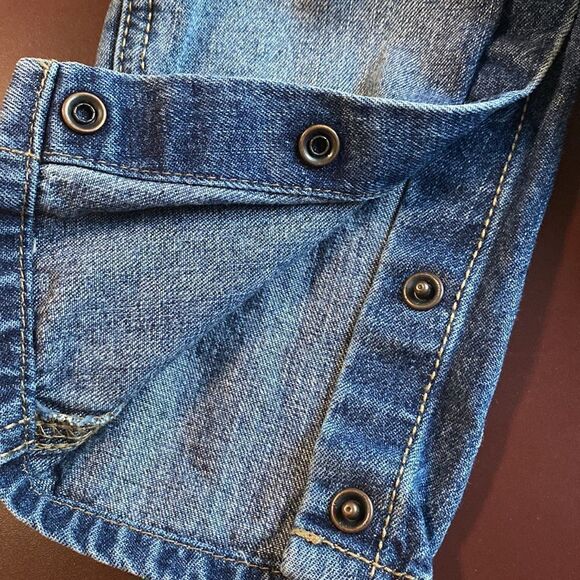 Oshkosh Carpenter Overalls Striped Straps - Picture 7 of 9